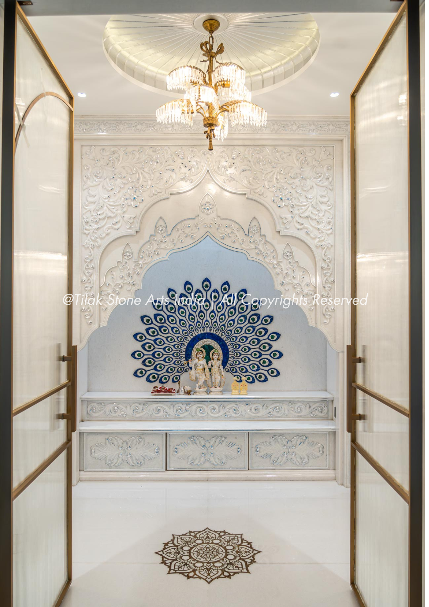 Mandir for the Home Can Become a Lasting Part of the Interior rather than a Separate Addition